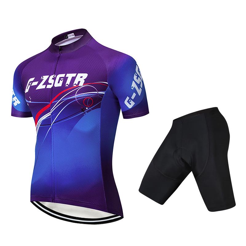 2026 Men's Cycling Jersey Short Sleeve Slim Fit Breathable Cycling Maillot Quick Dry MTB Mountain Bike Road Cycling Shirt Sets