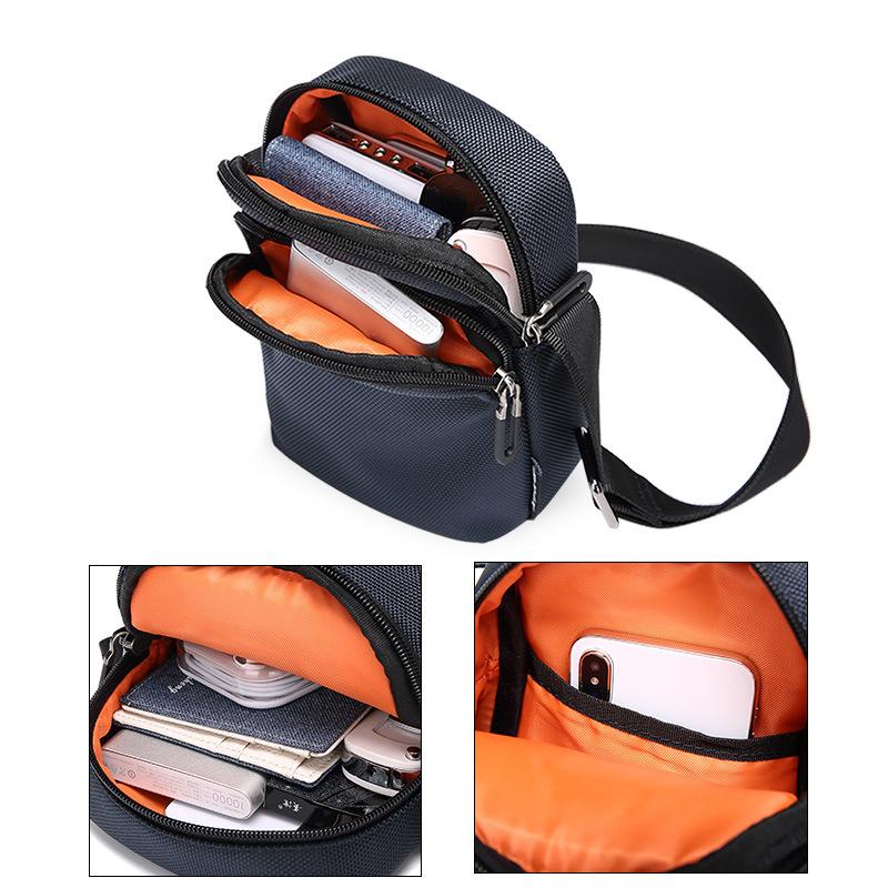 Summer Men'S Bag Waterproof Oxford Cloth Small Shoulder Bag Men'S Bag Casual Trendy Canvas Bag