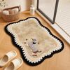 Diatomaceous Bath 4060cm, Absorbent Non- Bathroom with Pattern, Indoor Floor