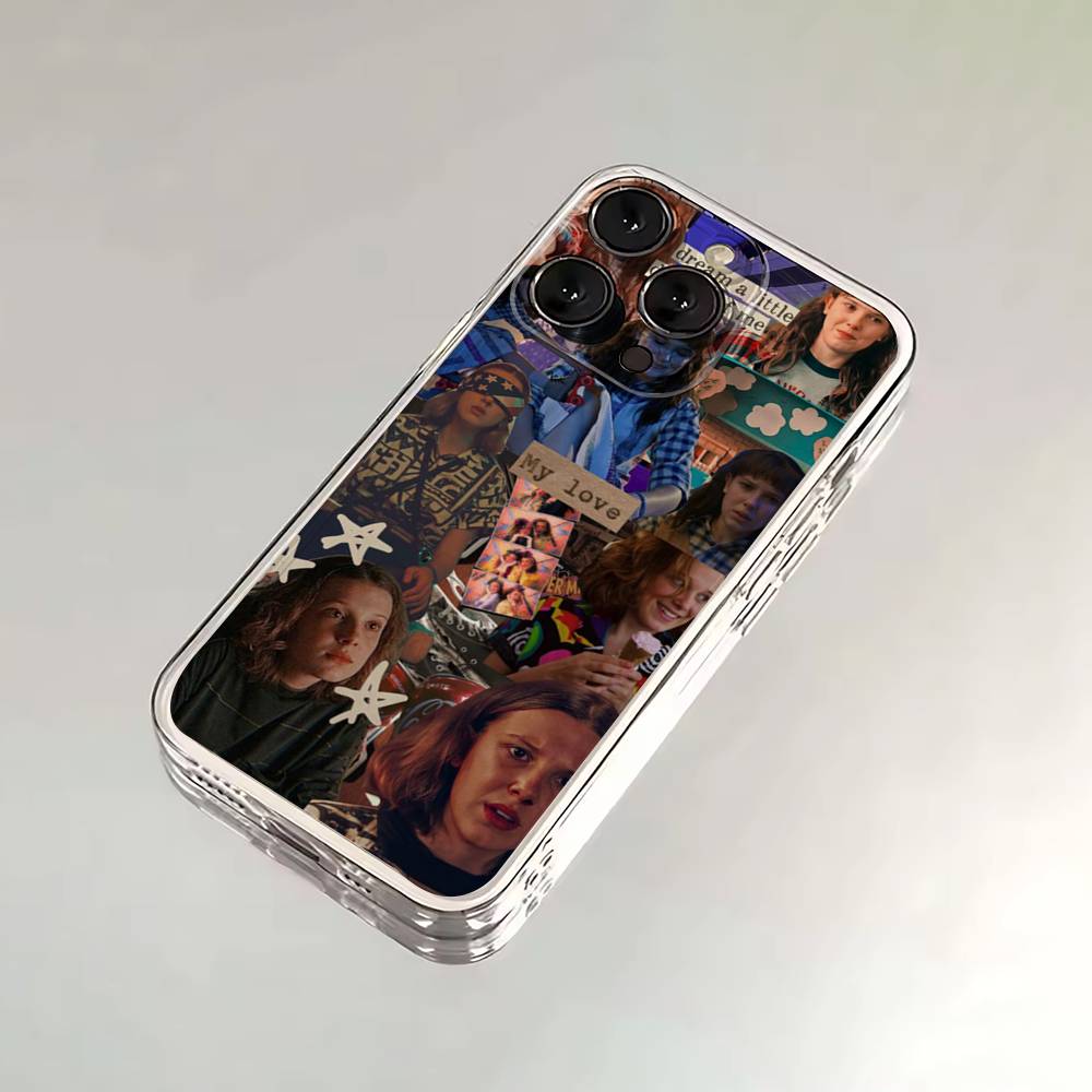 

Millie Brown Stranger Phone Case For iPhone 17 Pro Max 16 13 11 15 14 12 17 Air 17Promax Soft Silicone Shockproof Funda Cover iPhone7