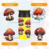 50 Horror Mushroom Stickers Trendy Doodle Waterproof Travel Box Laptop Decorative Stickers