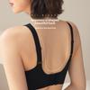 Small V-Neck Soft Support Push Up Bandeau Bra, Wireless Adjustable Side Gathering Shaping Comfort Women's Bra