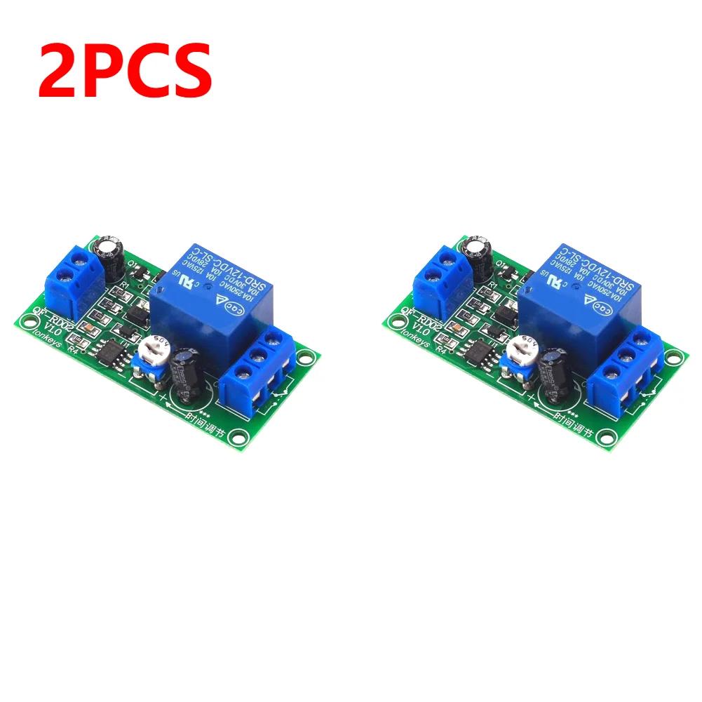 

Time Adjsutable Delay Relay Module NE555 Timming Timer Relay Control Switch Board 12V DC 2Pcs