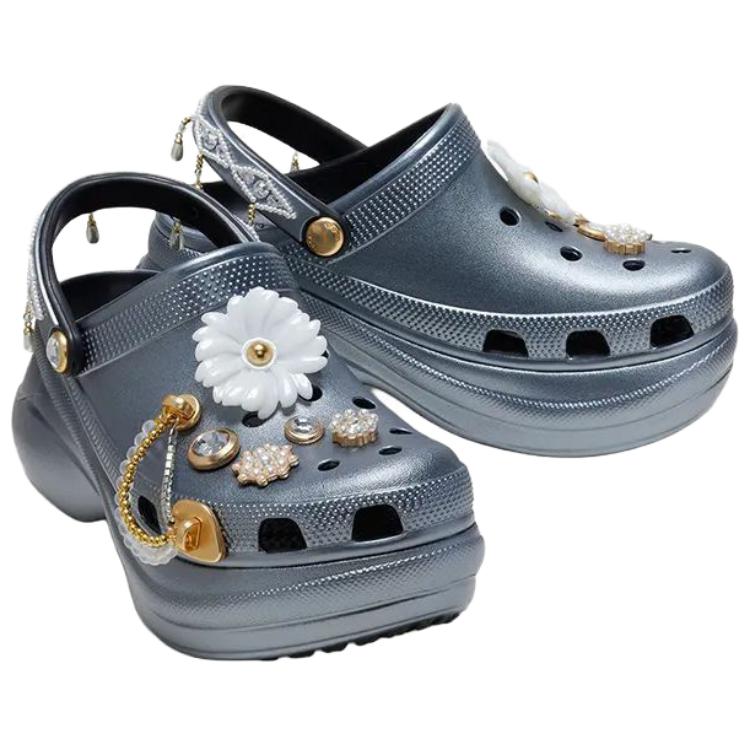 Crocs Retro Fashion Clogs Women Footwear Blue 211519-001