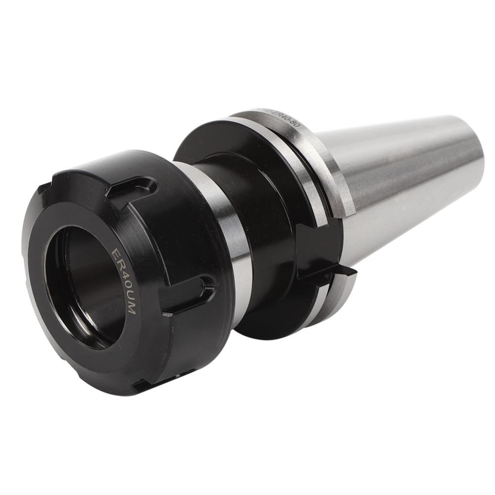 CAT40-ER40-80 CNC Tool Holder Mechanical Parts Precision Tool Holder Collet Chuck  CNC Milling