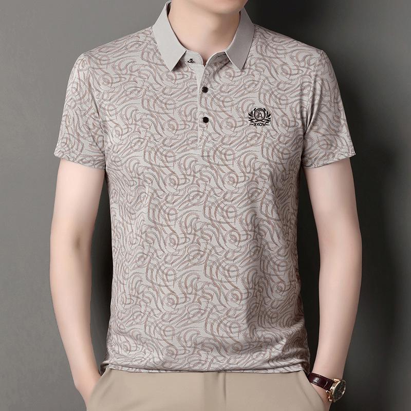 2025 Trendy Summer Polo Shirt: Lightweight, Soft, Handsome Casual Lapel Style for Men