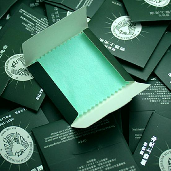 Anti-Tarnish Silver Polishing Cloth for 925 Silver - Available in Random Colors, 10+ Pieces