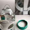 Abbeveratoio per Piccioni di Grande Capacità 2L Serbatoi Trasparenti Per Idratazione Senza Sforzo Design Rialzato Manico Conveniente Dispenser d'Acqua