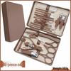 42-Piece Manicure Set: Stainless Steel Nail Clippers, Cuticle Nippers, Eyebrow Razor, Ear Pick, Foot Scraper.