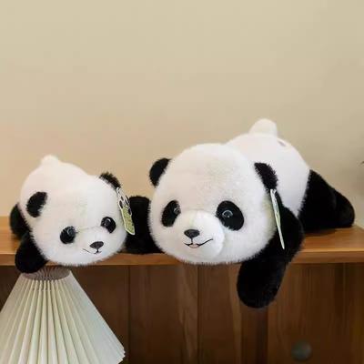 New Style Ppapa Panda Plush Toy Dolls Giant Panda Zoo Doll Children's Birthday Gift