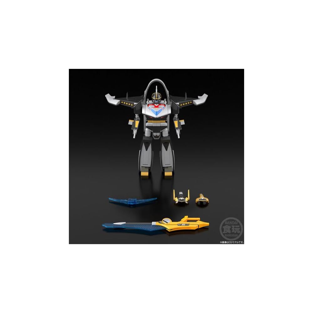 SMP Shokugan Modeling Project Delta Formation Time Shadow Combine with Time Robo Action Figure