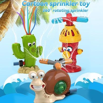 Dětské vodní stříkací hračky Kreslený roztomilý kaktus Venkovní trávník Zahrada Vodní postřikovač Koupelna Zajímavé hračky na vodní hrátky