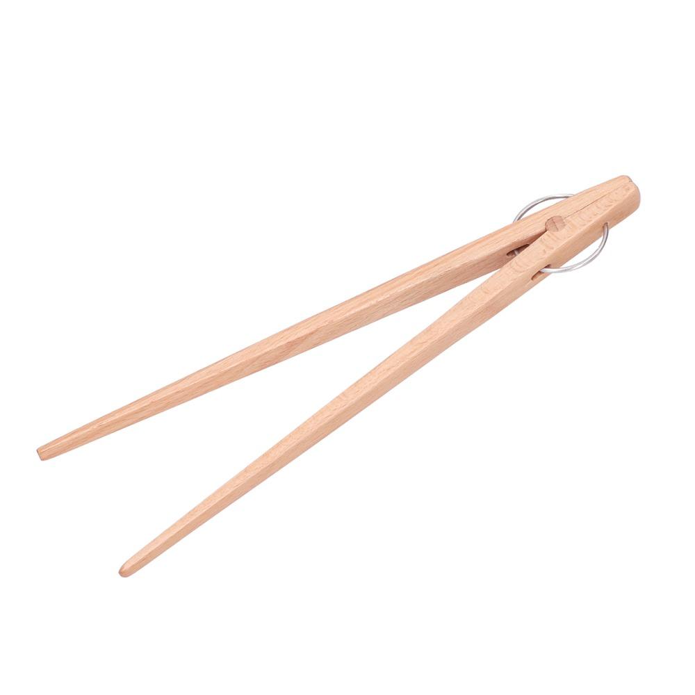 Wooden Wooden Tongs Reusable Baking Clip Grilling Accessory Snack Clip Food/Salad/Fruits/Pickles
