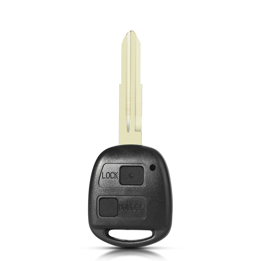 KEYYOU Remote Car Key Fob Case Shell For Toyota Camry Rav4 Corolla Prado Yaris Tarago Cruiser Land For LEXUS GX470 LS200 LS300