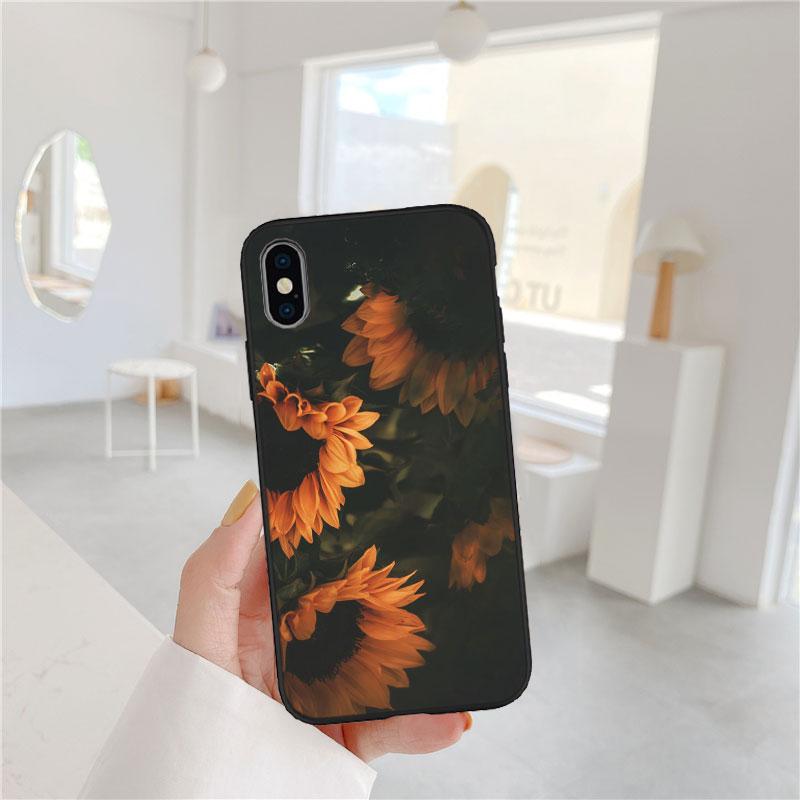 PP9 Beautiful Yellow Sunflower Soft Shell Phone Case for OPPO A3 Pro A72 A74 A76 A77 A77S A78 A79 A94 A95 A18 A40M A58