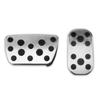 For Toyota Land Cruiser Prado FJ 150 2010-2018   Aluminum Car Foot Pedal Cover Accelerator Brake Footrest Pad