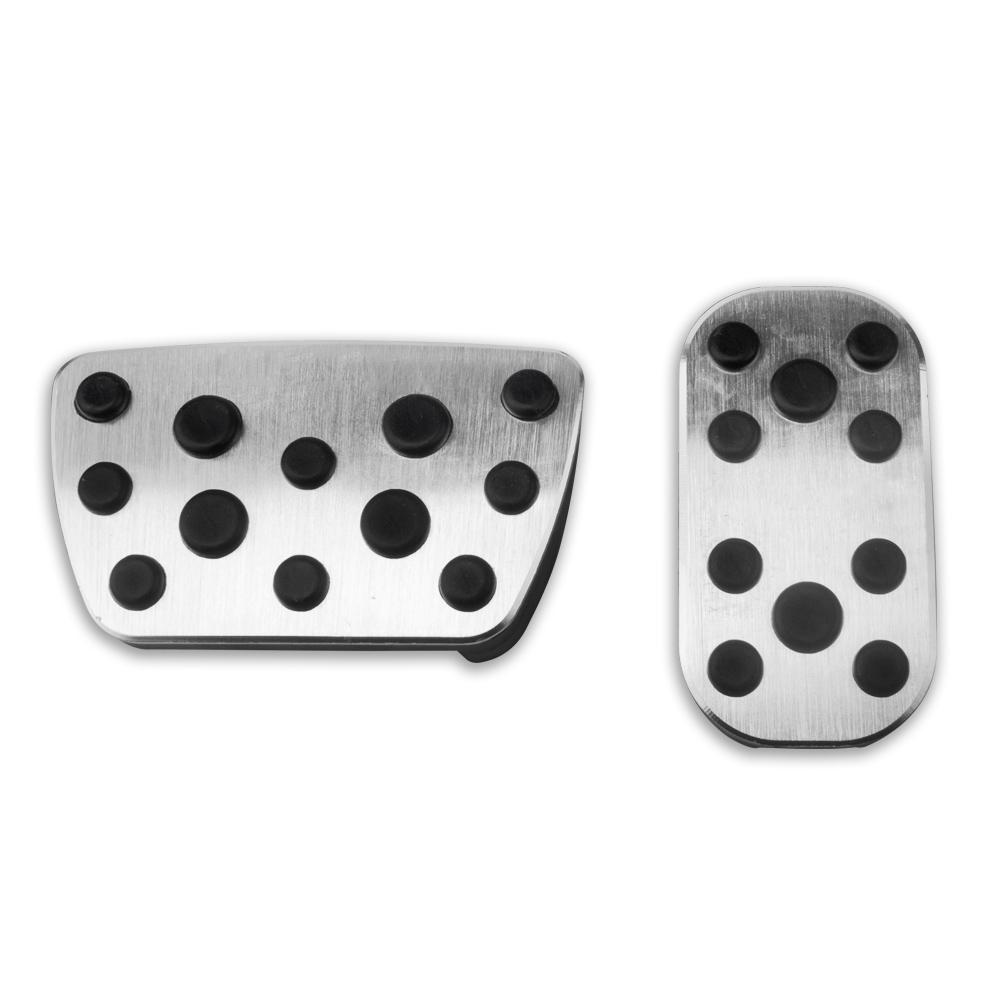 For Toyota Land Cruiser Prado FJ 150 2010-2018   Aluminum Car Foot Pedal Cover Accelerator Brake Footrest Pad