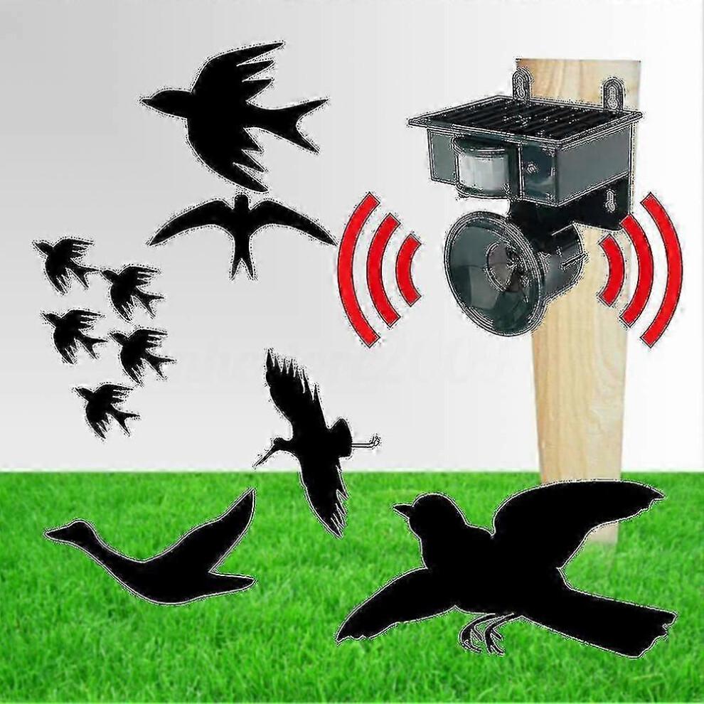Ultrasonic Solar Powered Outdoor Pest Bird Crow Animal Repeller