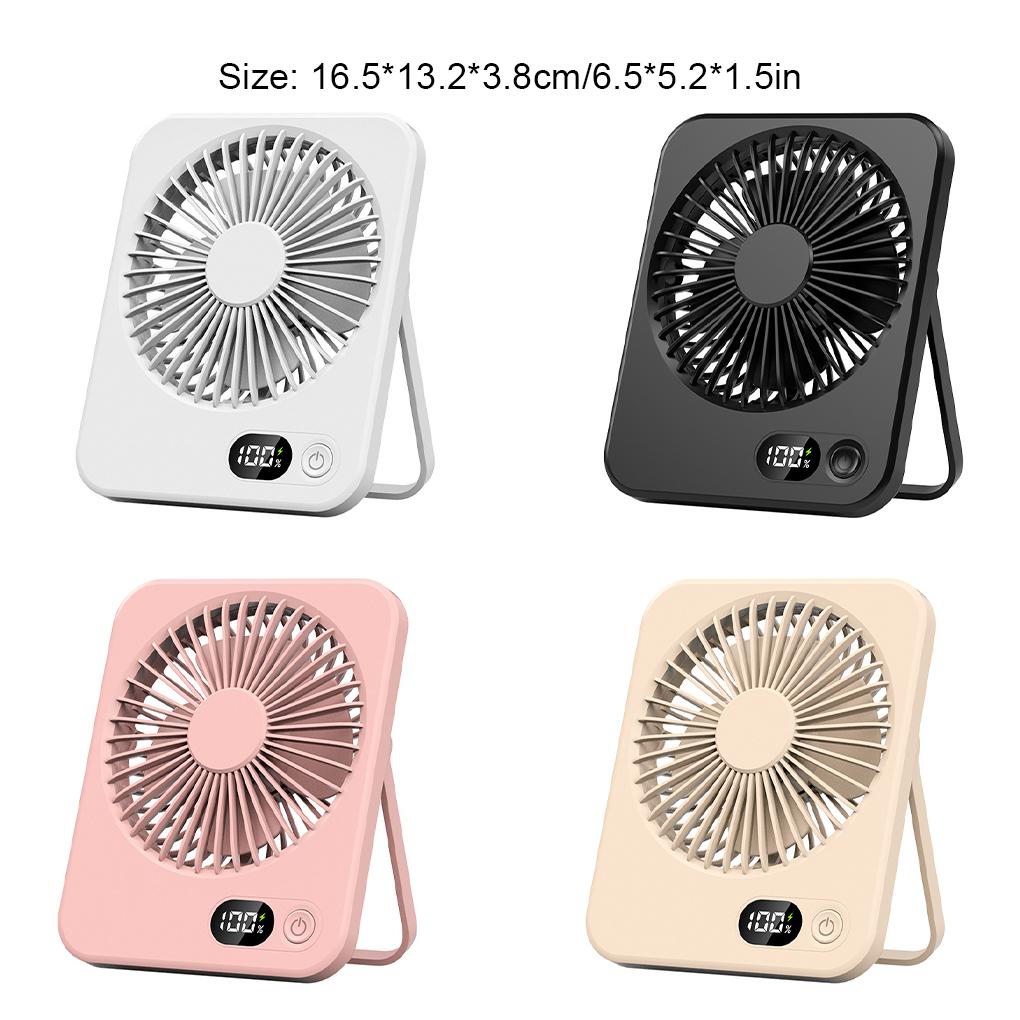 Rechargeable Fan With 180 Degrees Wide Angle Air Supply Rechargeable Portable Fan Mini Portable Fan