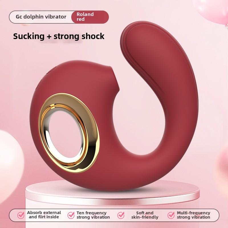 Dolphins Vibrator Female Tongue Licking Sucking G-spot Seconds Tide Massage Masturbator Adult Sex Products