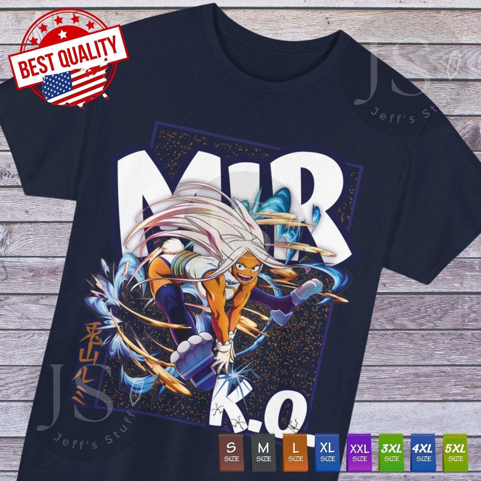 

Mirko Waifu T Shirt My Hero Academia Tee Anime Manga Japanese Cosplay Ecchi Girl XL