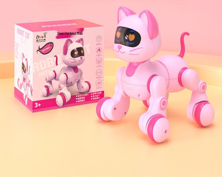 Smart Remote Control Robot Pet: Educational Toy for Kids - Dog & Cat Model, Perfect Year of the Horse Gift