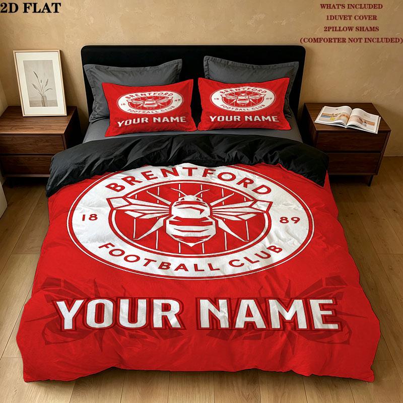 Custom Brentford Bedding Quilt Set Quilt Cover Pillowcase Home Decoration Birthday Gift (1 * duvet cover + 2 * pillowcase, without core)