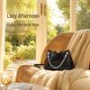 Schwarze Krieger Luxus Leder Ketten Crossbody & Umhängetasche