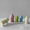Multi Purpose House Candle Mold Heat Resistant Silicone Molds Easy to Demold Wax Mould for DIY Enthusiasts and Artists