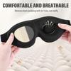 3D Sleeping Mask Block Out Light Sleep Mask Eye Shade Memory Foam Blindfold for Eye Sleep Masker Sleeping Aid Face Mask Eyepatch