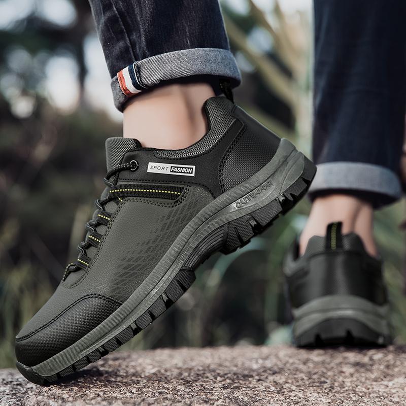 Men's Outdoor Mountaineering Shoes Casual Sneaker Men's Anti Slip Leisure Versatile Hiking Shoes