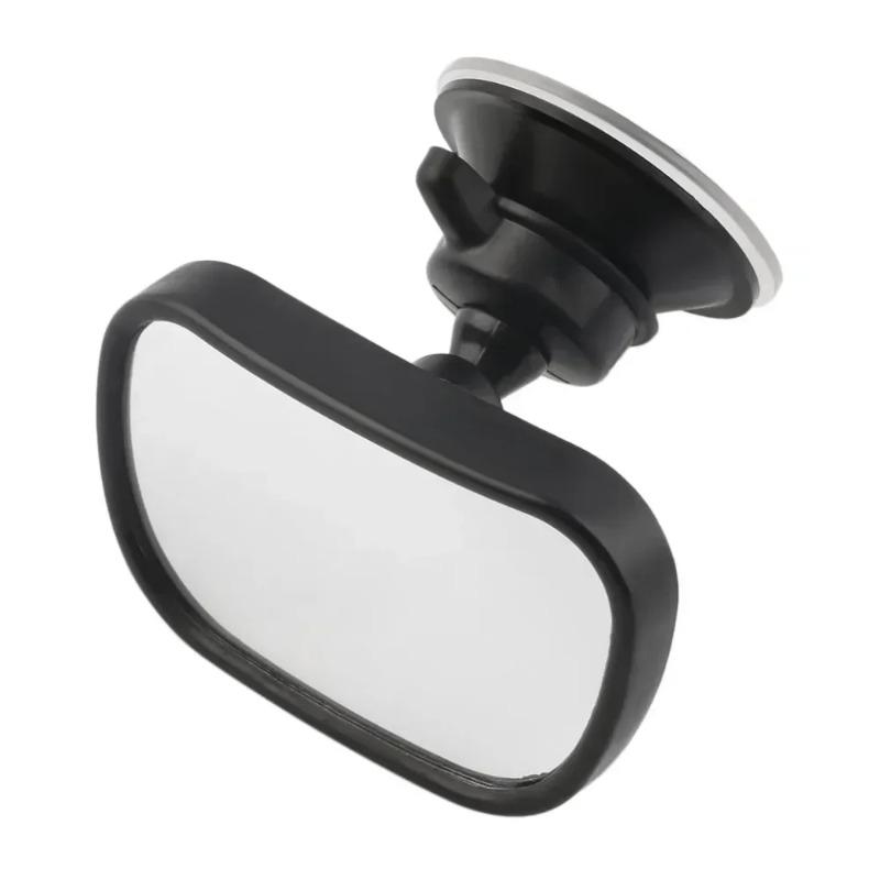 1pc Car Baby Rearview Mirror Adjustable 2 In 1 Convex Safety Mirror Rear Seat Child Observation Driving Aid Accessory Interior Mirrors6