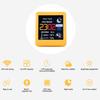 Super coole Mini-WLAN-Desktop-Digitalwetterstation mit IPS-LCD-Bildschirm-Gadget zur Dekoration