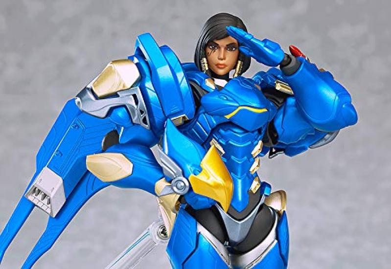Figma Overwatch Pharah bemalte bewegliche Figur, nicht maßstabsgetreu, ABS und PVC
