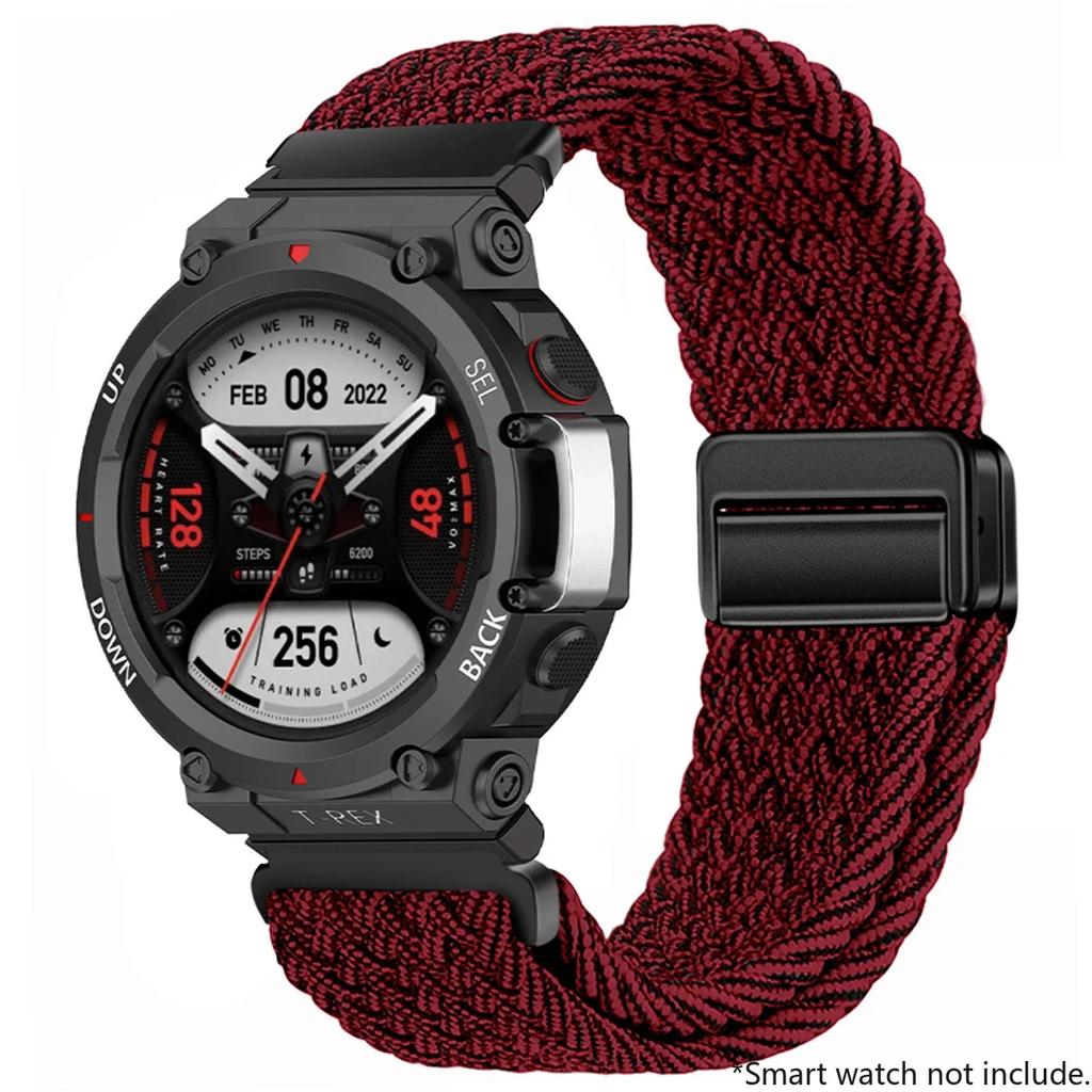 New Braided Loop Strap For Huami Amazfit T-Rex 2 3 Band Smart Watch Nylon Elastic Belts For Huami Amazfit T-Rex T RexPro Correa