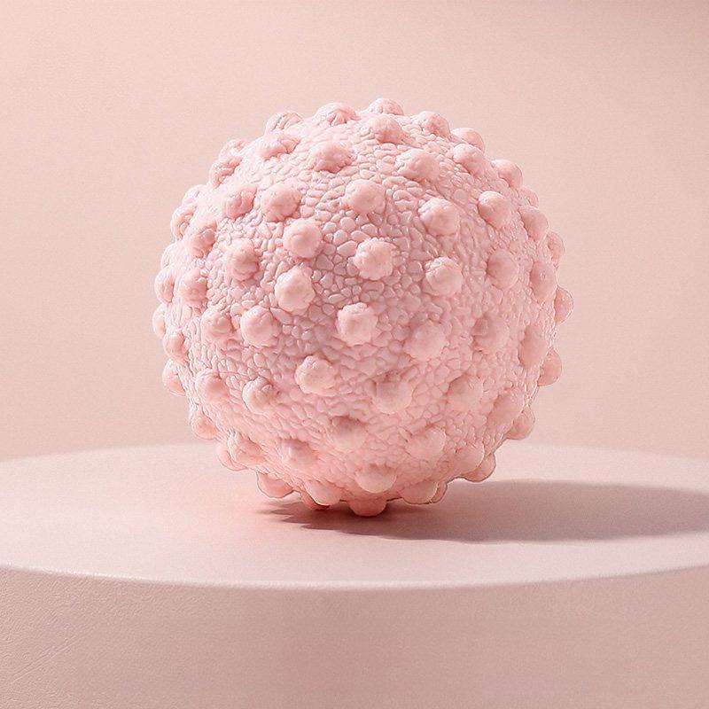 Muscle Relaxation Yoga Fitness Shoulder Neck Waist Foot Back Massage Ball Fascia Ball розовый