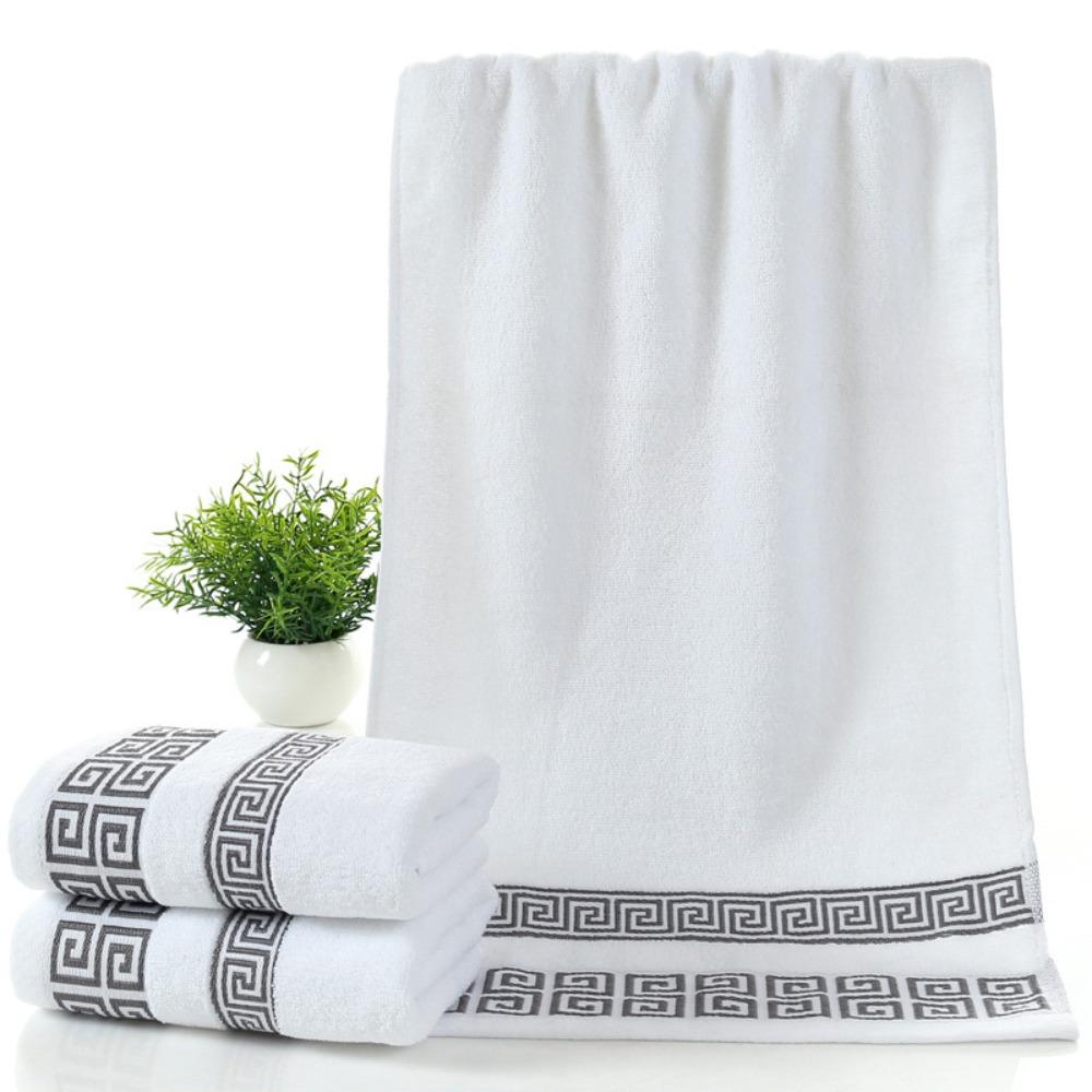 Spot large thickened cotton souvenir towel hotel men's sports face towel plain color broken gear water absorption