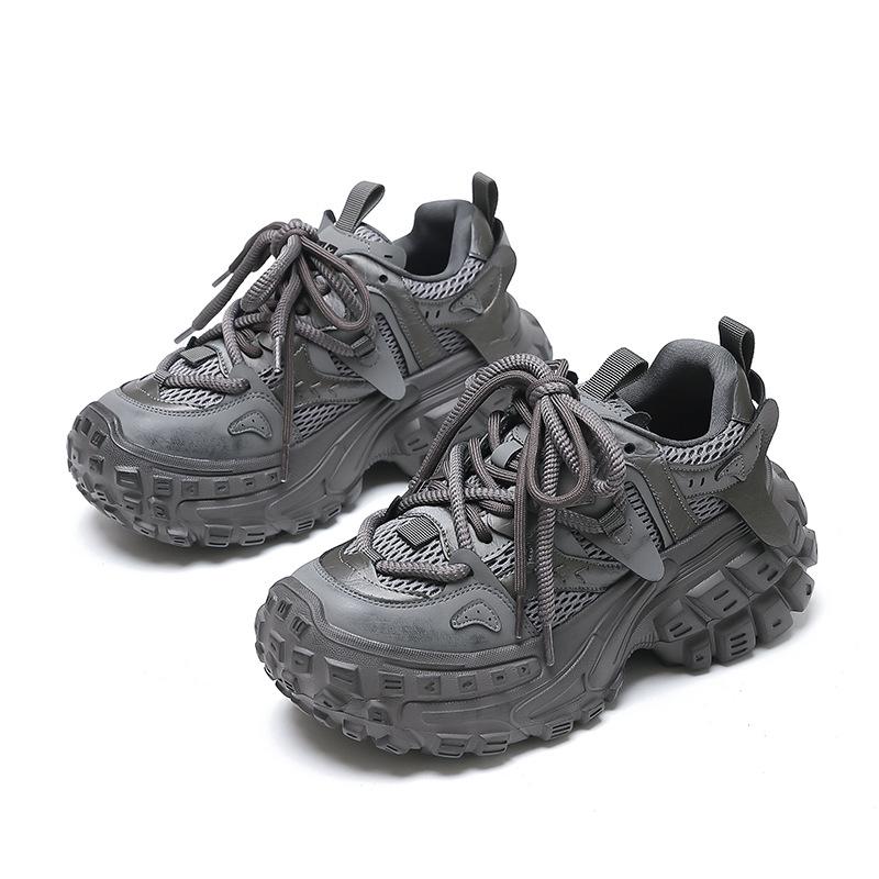 2025 spring platform dad shoes heightened tire sole light non-slip casual soft sole versatile sports shoes women's shoes