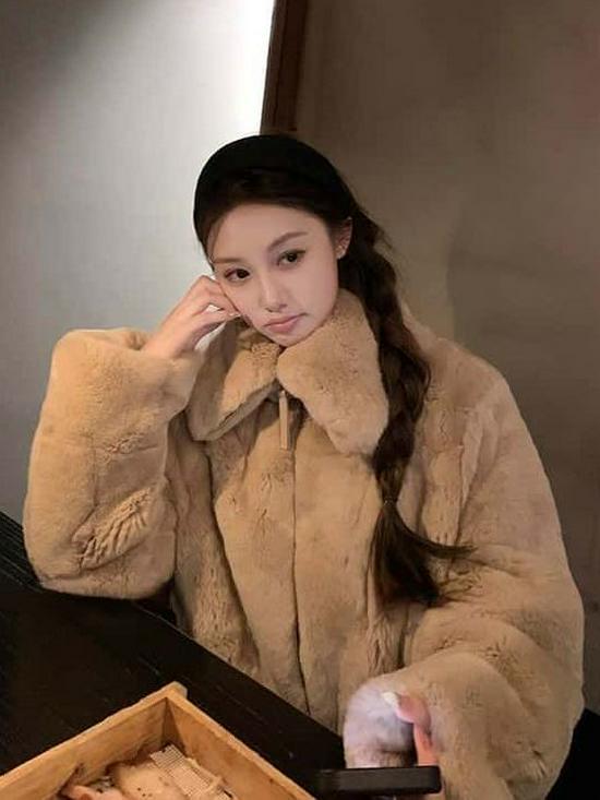 Women's Winter Rex Rabbit Fur Coat - Warm, Fleece-lined, Thickened, Korean-Style Petite