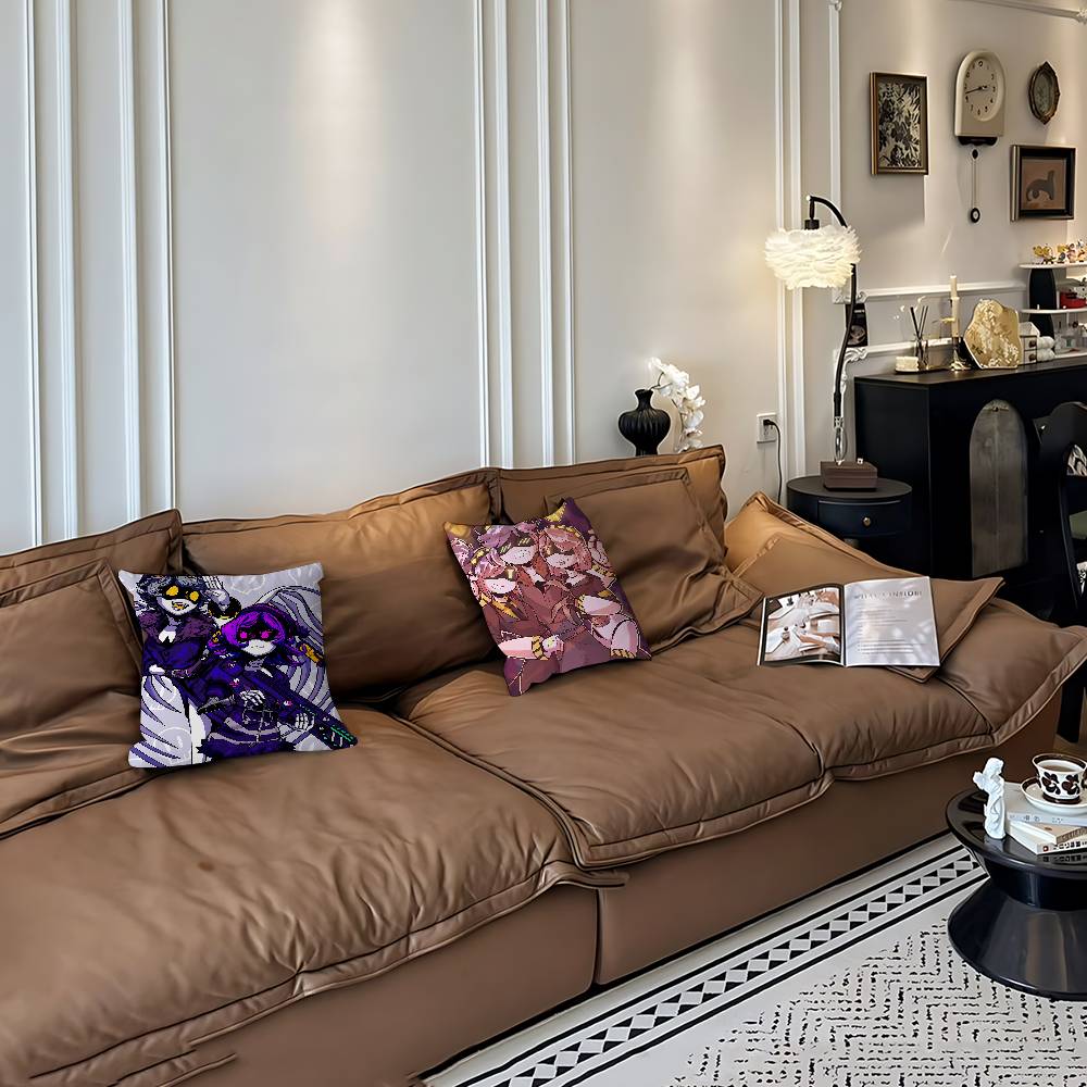 Anime Murder Drones Povlak na polštář Odnímatelný Pratelný Potah na polštář – Celoroční Měkké Lněné