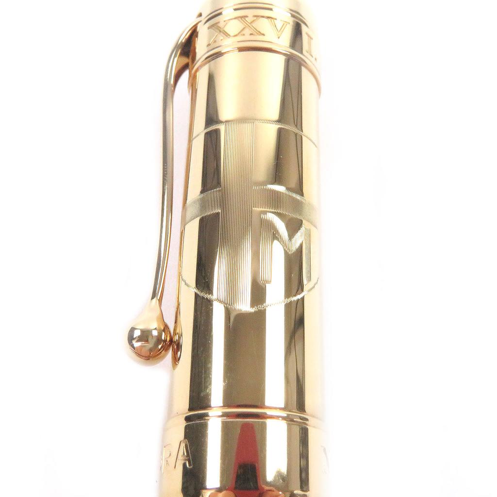 Excellent AURORA  fountain pen Pope Limited Edition 2004, 1919 pieces gold Used