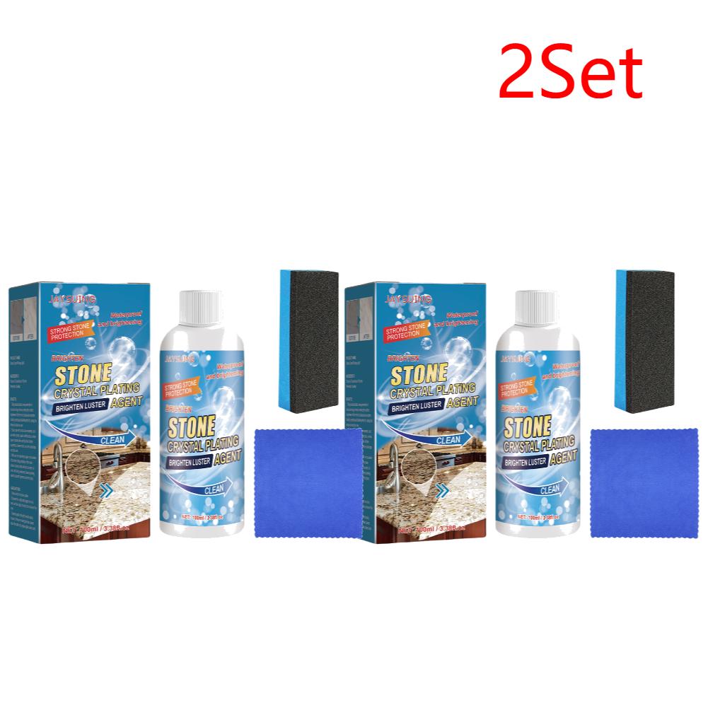 100ml Środek do powlekania kryształów kamiennych Środek do polerowania i powlekania kamieni Marmur Płytki kwarcowe Antykorozyjny Kryształ przyrostowy