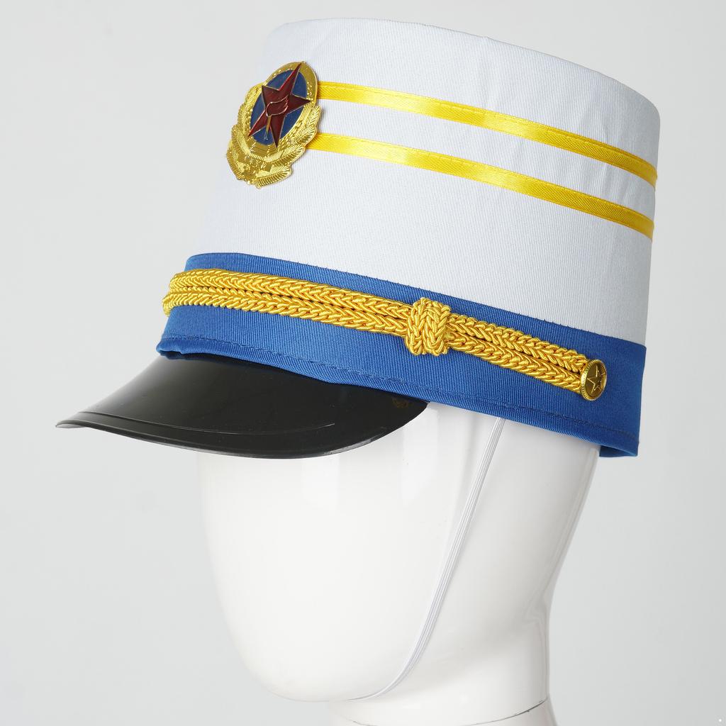 Leksakssoldat Trumhatt Majorhatt Trumslagare Pojke Kostymhatt Halloweenkostym Cosplay Scenuppträdande Kostym