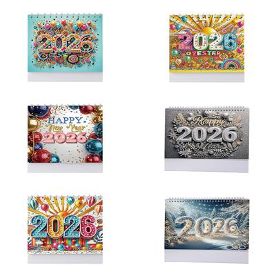 5D/DIY Calendar Diamond Painting Calendar Kit Diamond Decorations Calendar Crystal Painting Desk Calendars Kit Gift for Friends