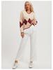 Early Autumn V-Neck Diamond Knit Sweater for Women