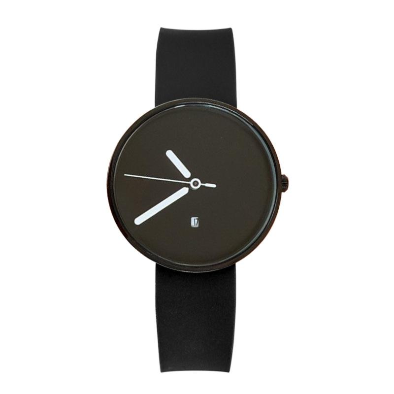 Versatile Calendar Student Trend Simple Watch Creative Personality Neutral Fashion Casual Watch Silicone Ladies