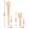 Alconstar M4 Extended Carburetor Adjuster Screw Set Brass  Fits For Harle Davidso S&S Sup E Sup G Carburetor