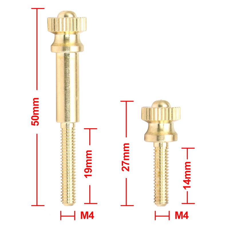 Alconstar M4 Extended Carburetor Adjuster Screw Set Brass fits For Harle Davidso S&S Sup E Sup G Carburetor