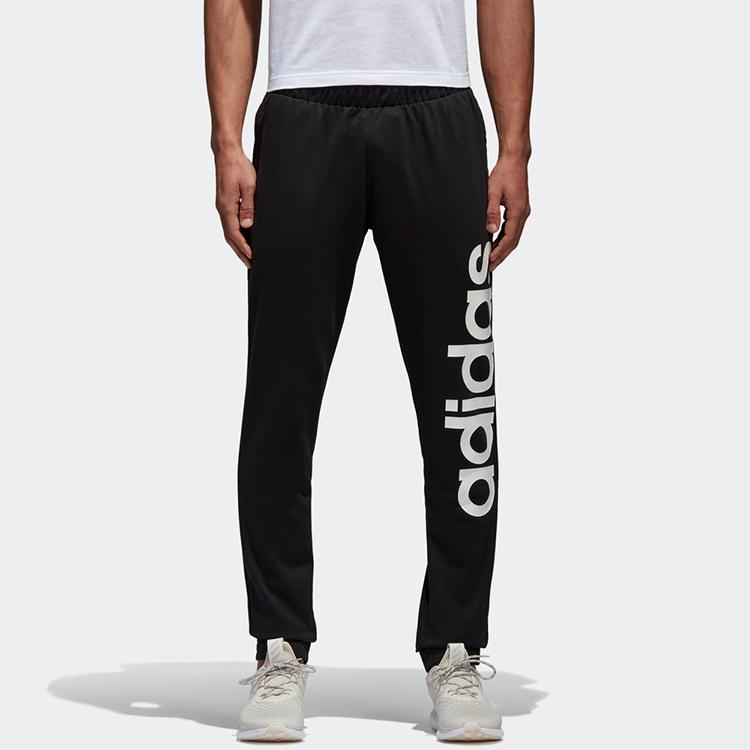 Adidas Elastic Knit Training Pants Men Bottoms Black AB6066