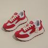 Thick-soled Through-net Sports and Leisure Shoes Women's Spring New Lightweight Dad Shoes Versatile Student Running Shoes
